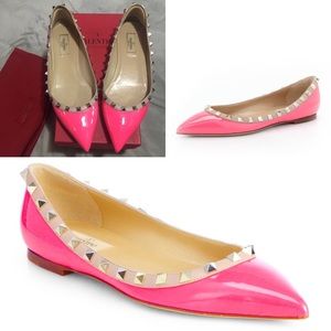 VALENTINO GARAVANI PATENT ROCKSTUD 🤘🏻BALLET FLAT